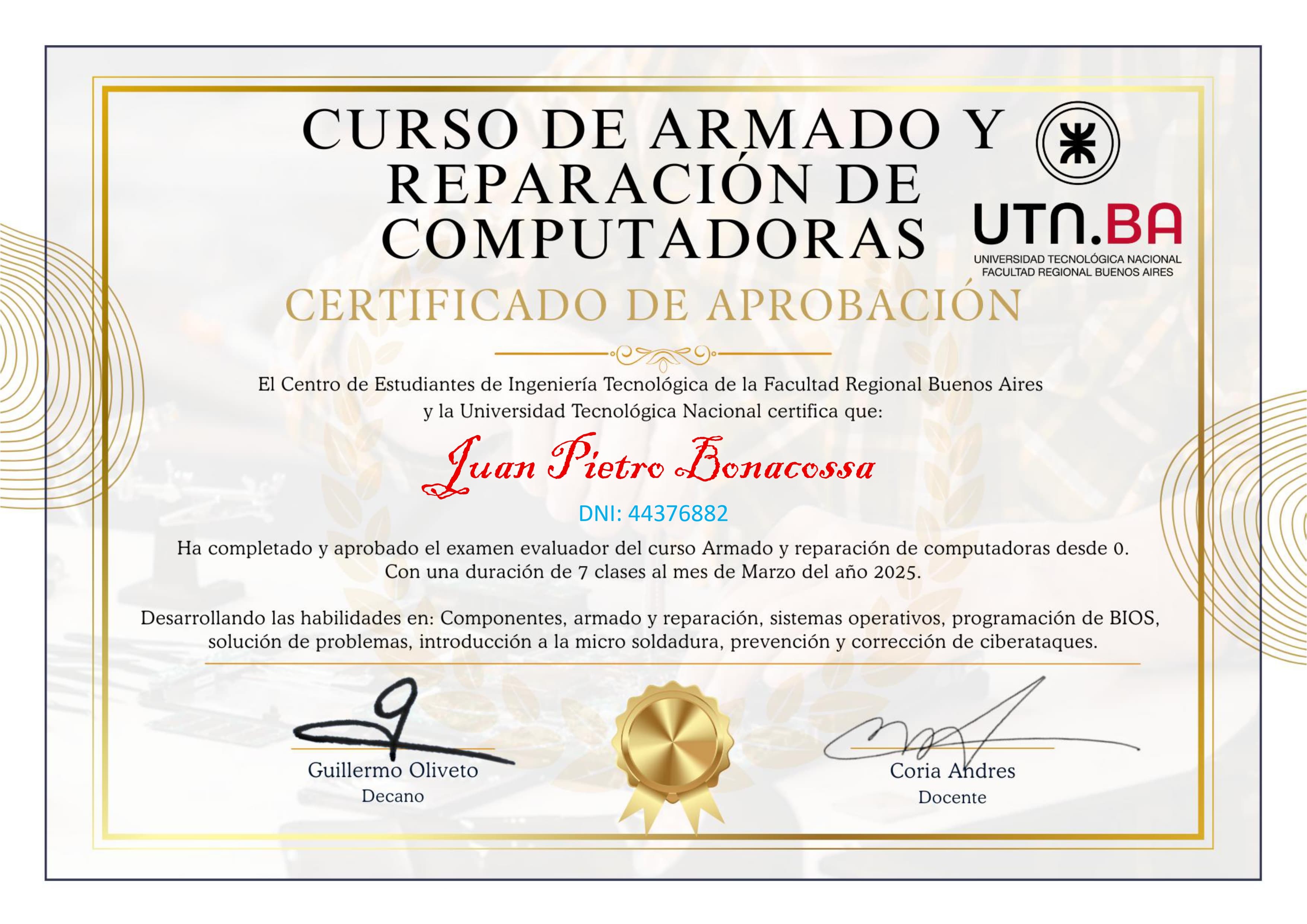 Taller de Armado y Reparado de Pc