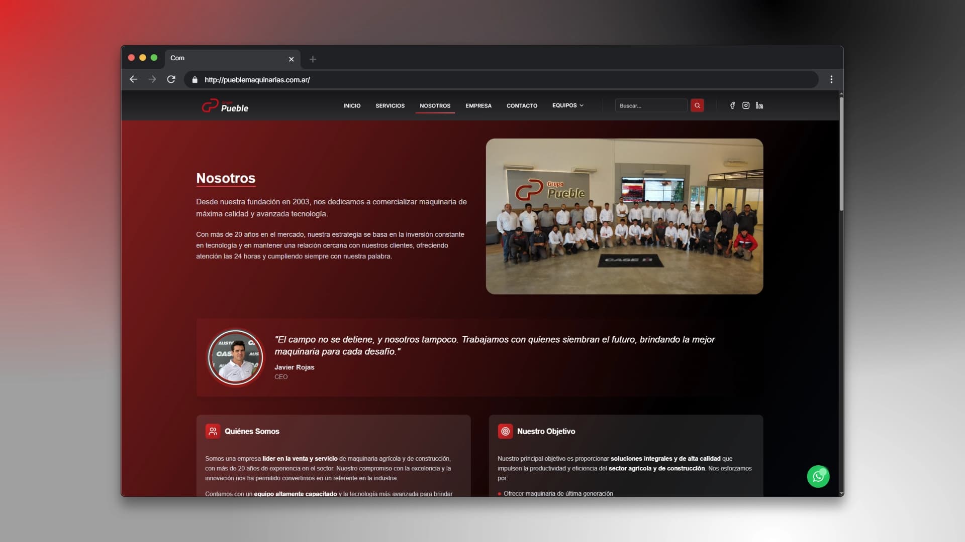 New Website - Pueble S.A - Image 3