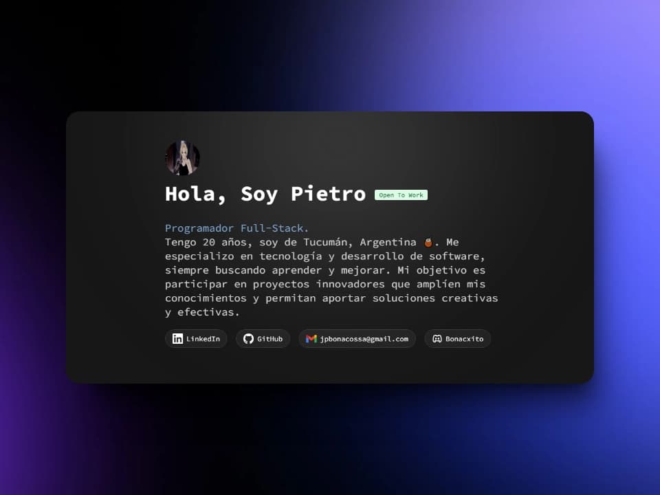 Portfolio Version #1 - Pietro Bonacossa - Image 1