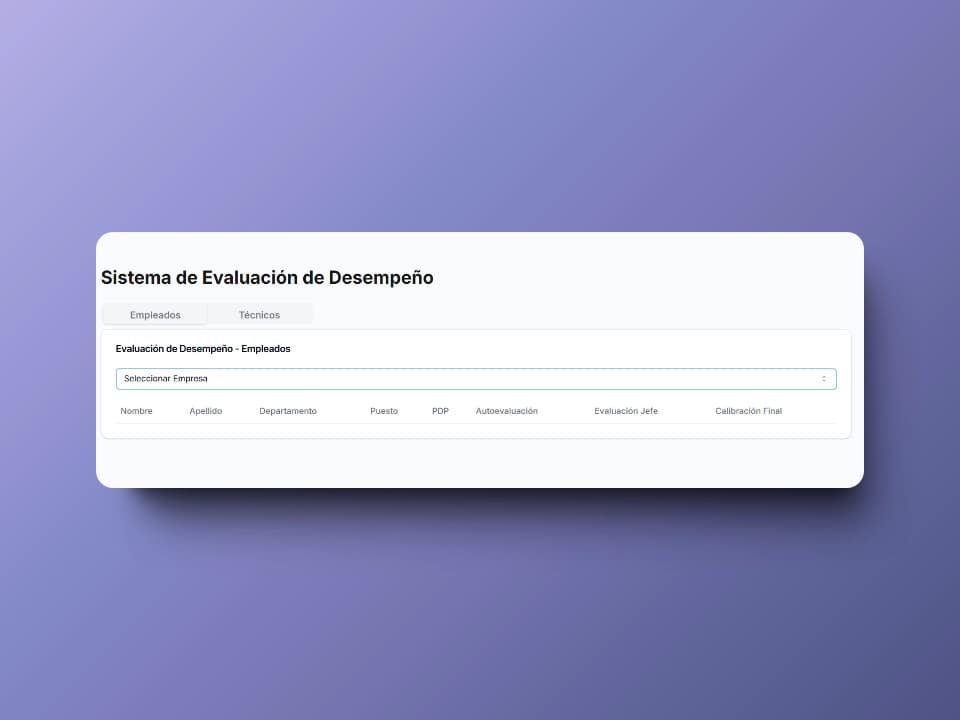 HR Web Application - Pueble SA - Image 7